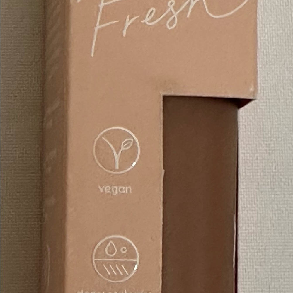 Vegan Skincare Serum in Tan Packaging